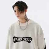 Litlookz Studio Grunge Skeleton Knitted Sweater, view 4