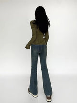 Litlookz Studio Grunge Slim Fit Sweater, view 6