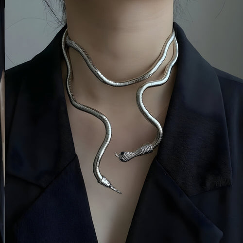 Litlookz Studio Grunge Snake Necklace & Bracelet