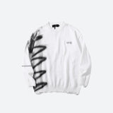 Litlookz Studio Grunge Spray Paint Distressed Knitted Sweater, view 3