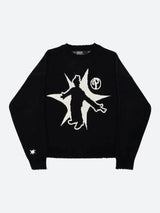 Litlookz Studio Grunge Starboy Distressed Knitted Sweater, view 2