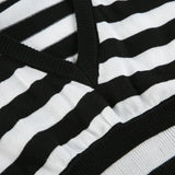Litlookz Studio Grunge Striped Hooded Crop Top, view 5