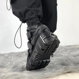 Litlookz Studio Grunge Velcro Strap Platform Boots, view 2