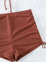 Litlookz Studio Halter Top & Swim Shorts Bikini Set, view 5