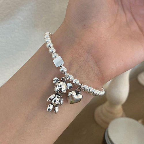 Litlookz Studio Heart and Bear Bracelet