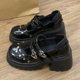 Litlookz Studio Heart Buckled Platform Mary Jane Shoes, view 5
