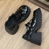 Litlookz Studio Heart Buckled Platform Mary Jane Shoes, view 6