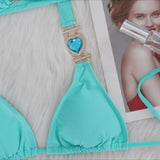 Litlookz Studio Heart Chain Bikini Set, view 3