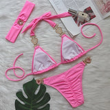 Litlookz Studio Heart Chain Bikini Set, view 6