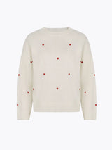 Litlookz Studio Heart Embroidered Sweater, view 3