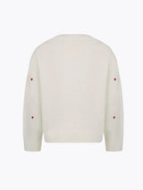 Litlookz Studio Heart Embroidered Sweater, view 4