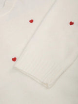 Litlookz Studio Heart Embroidered Sweater, view 6