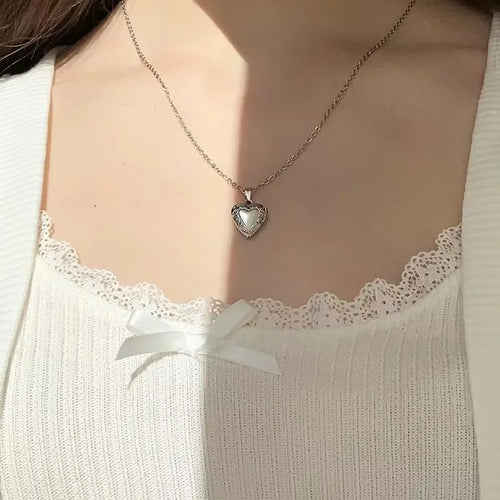 Litlookz Studio Heart Locket Necklace
