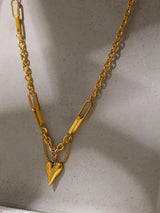 Litlookz Studio Heart Necklace & Bracelet Set, view 2