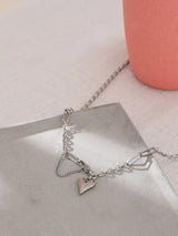 Litlookz Studio Heart Necklace & Bracelet Set, view 4