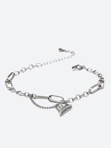 Litlookz Studio Heart Necklace & Bracelet Set, view 6