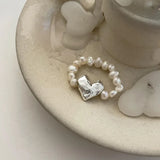 Litlookz Studio Heart Stone Beaded Ring, view 2