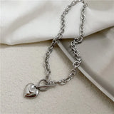 Litlookz Studio Heart Toggle Clasp Necklace, view 4