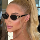 Litlookz Studio Hexagon Sunglasses, view 5