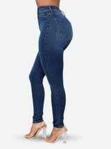 Litlookz Studio High Rise Denim Skinny Jeans, view 3