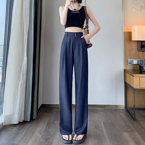 Litlookz Studio High Waist Straight Pants