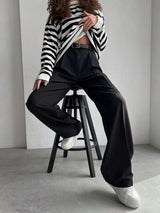 Litlookz Studio High Waisted Tailored Pants, view 4