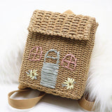 Litlookz Studio Home Design Straw Backpack, view 2