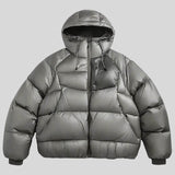 Litlookz Studio Hooded Puffer Jacket, view 4