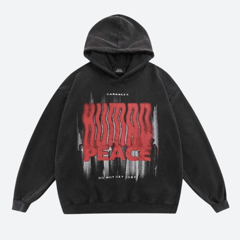 Litlookz Studio Human Peace Hoodie