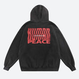 Litlookz Studio Human Peace Hoodie, view 2