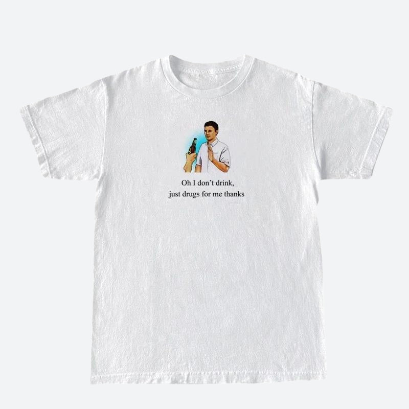 Litlookz Studio I Don't Drink Graphic Tee