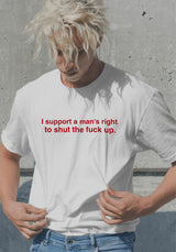 Litlookz Studio I Support A Man's Right Tee, view 2