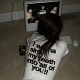 Litlookz Studio I Wanna Sink My Teeth Tee, view 3