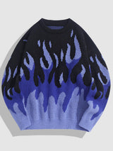 Litlookz Studio Indie Flame Knitted Sweater, view 2