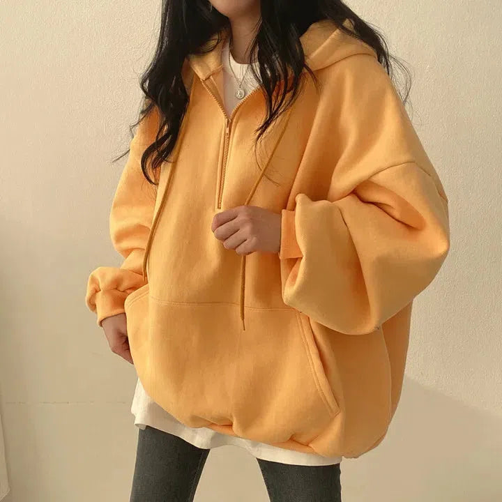 Litlookz Studio Indie Oversized Zip Up Hoodie