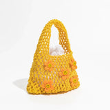 Litlookz Studio Indie Smiley Flowers Crochet Bag, view 3