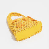 Litlookz Studio Indie Smiley Flowers Crochet Bag, view 4