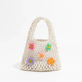 Litlookz Studio Indie Smiley Flowers Crochet Bag, view 5