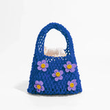 Litlookz Studio Indie Smiley Flowers Crochet Bag, view 6