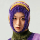 Litlookz Studio Indie Striped Fluffy Balaclava, view 3