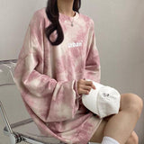 Litlookz Studio Indie Urban Print Longline Sweatshirt, view 3