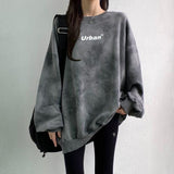 Litlookz Studio Indie Urban Print Longline Sweatshirt, view 6