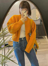 Litlookz Studio Indie Zip Up Knitted Cardigan, view 3