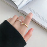 Litlookz Studio Irregular Open Ring, view 2