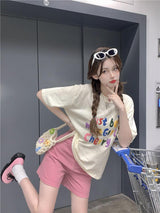 Litlookz Studio Just Be My Girl Cherry Tee, view 3