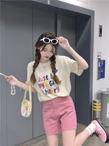 Litlookz Studio Just Be My Girl Cherry Tee, view 5