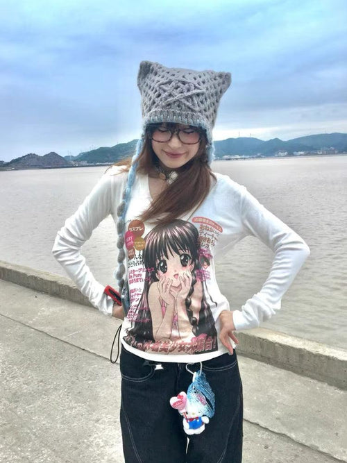 Litlookz Studio Kawaii Anime Girl Top