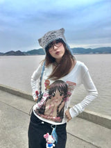 Litlookz Studio Kawaii Anime Girl Top, view 2