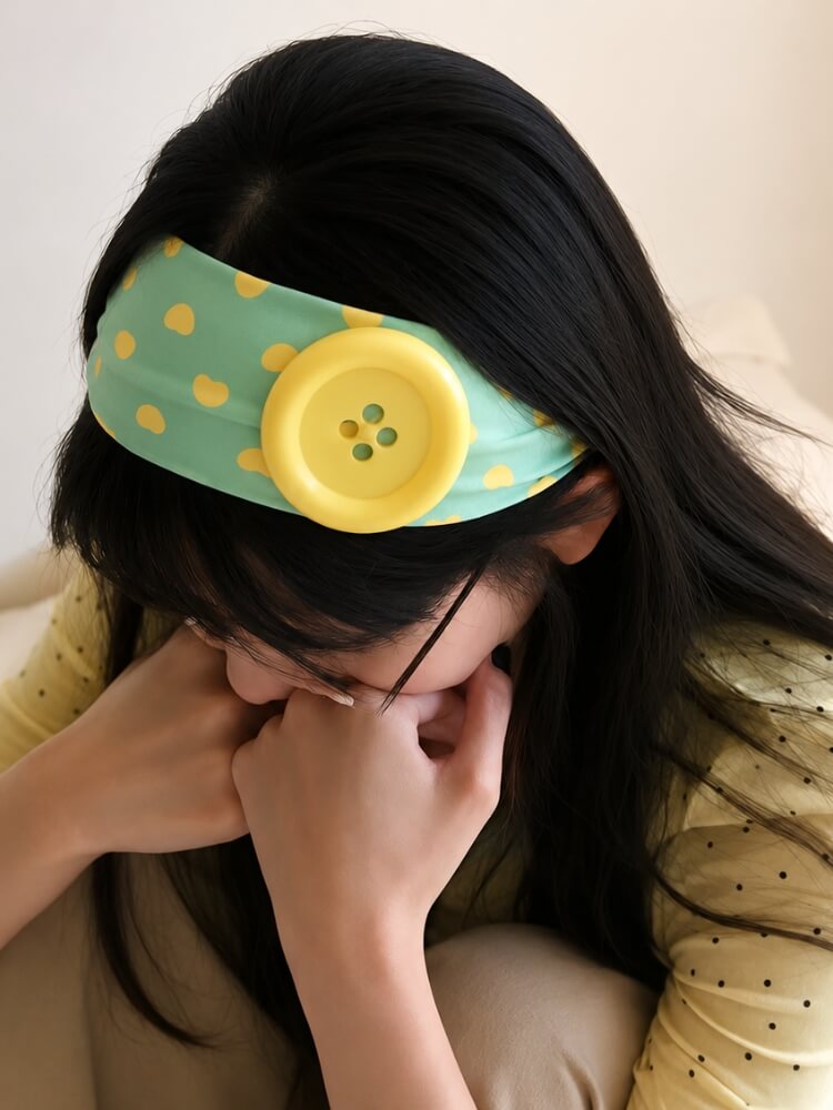 Litlookz Studio Kawaii Button Headband