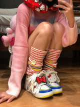 Litlookz Studio Kawaii Button Leg Warmers, view 4